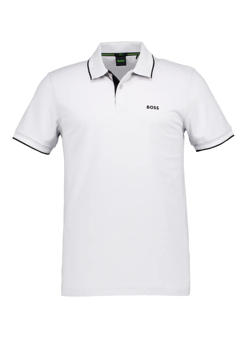 Tipped-Collar Polo Shirt