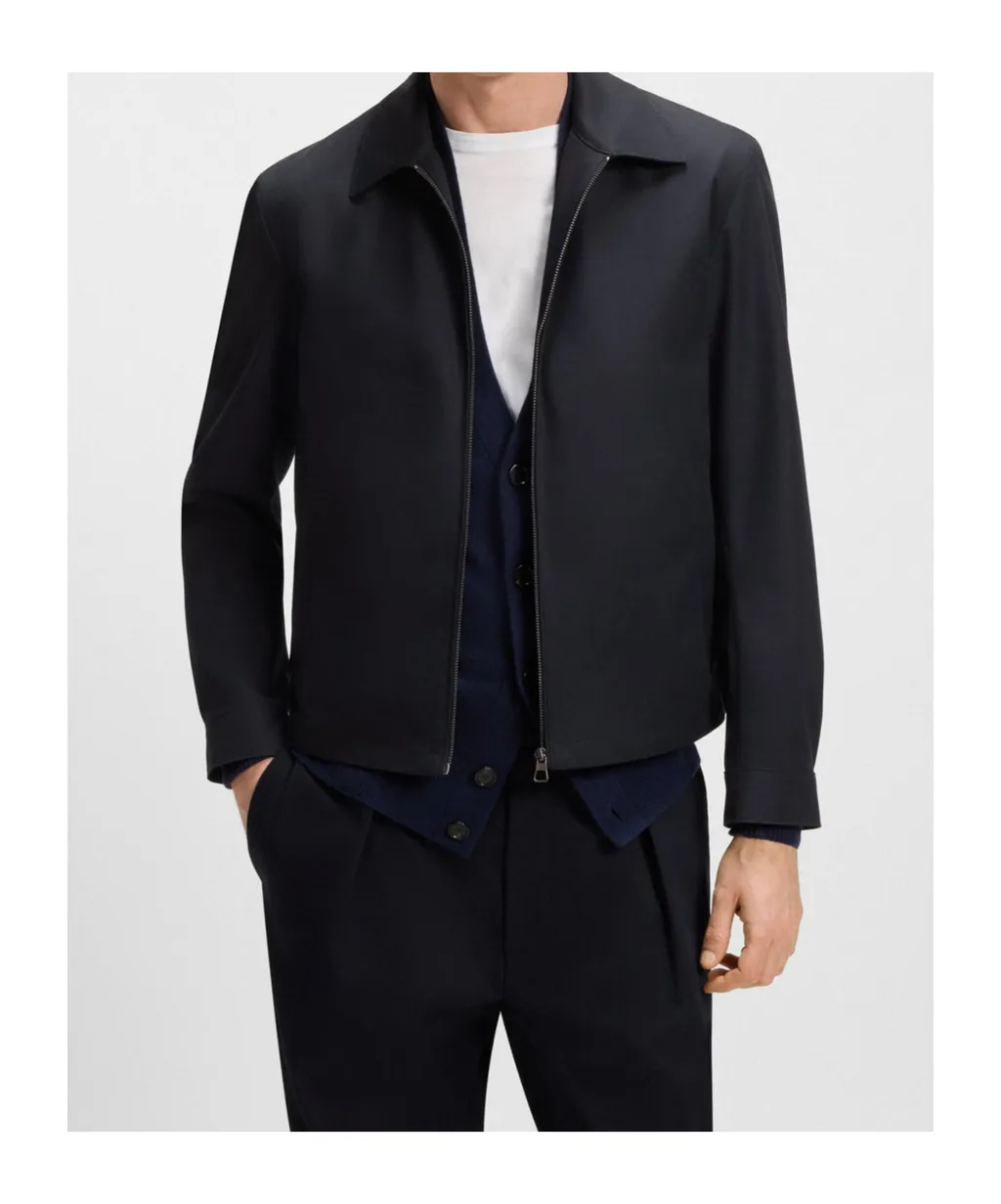 X David Beckham Classic-Collar Zip Jacket