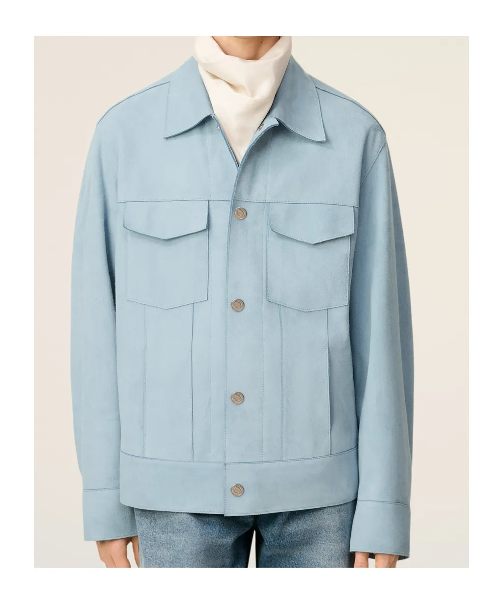 Long Sleeve Leather Jacket
