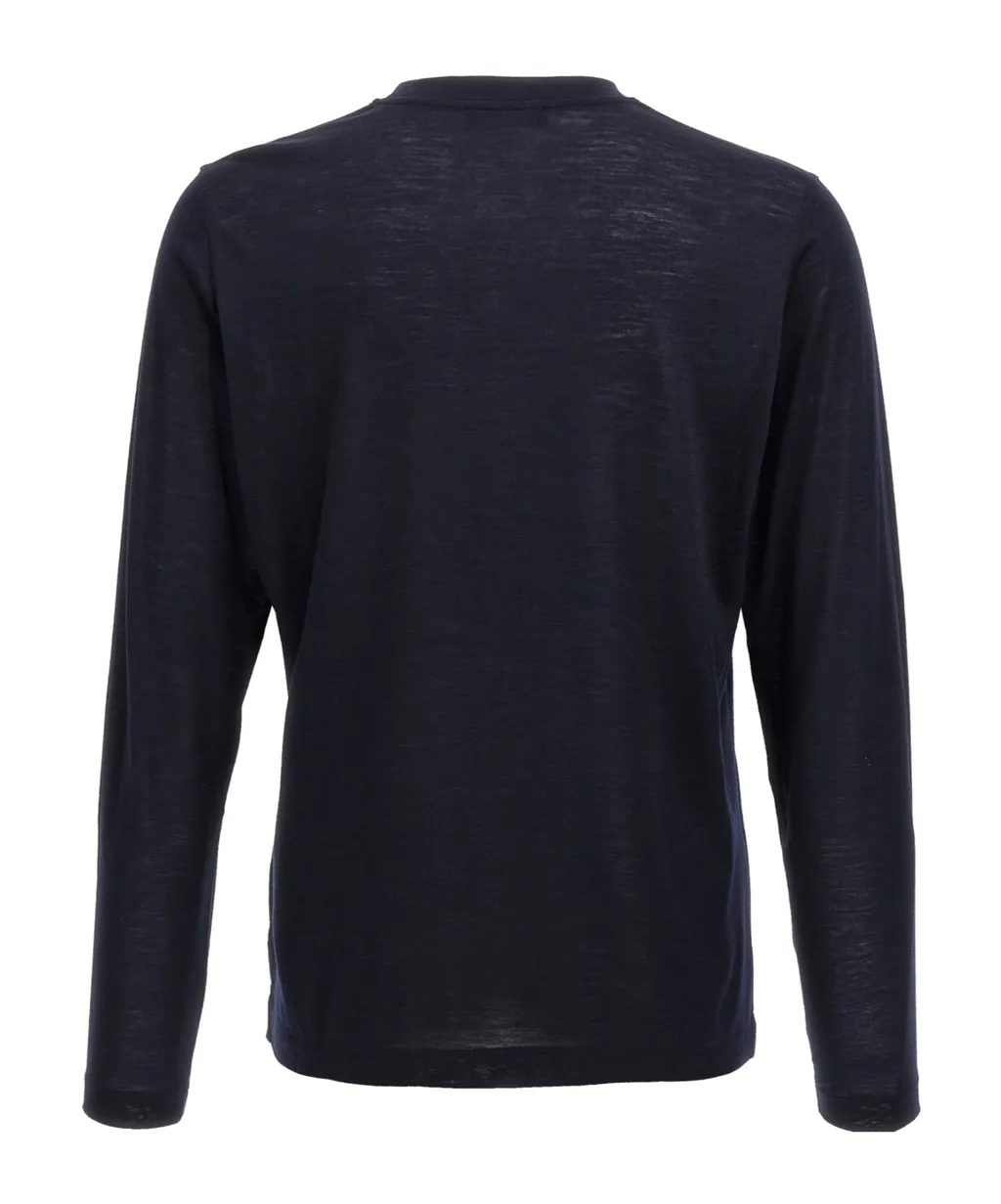 Zanone Slim Fit Wool T-Shirt