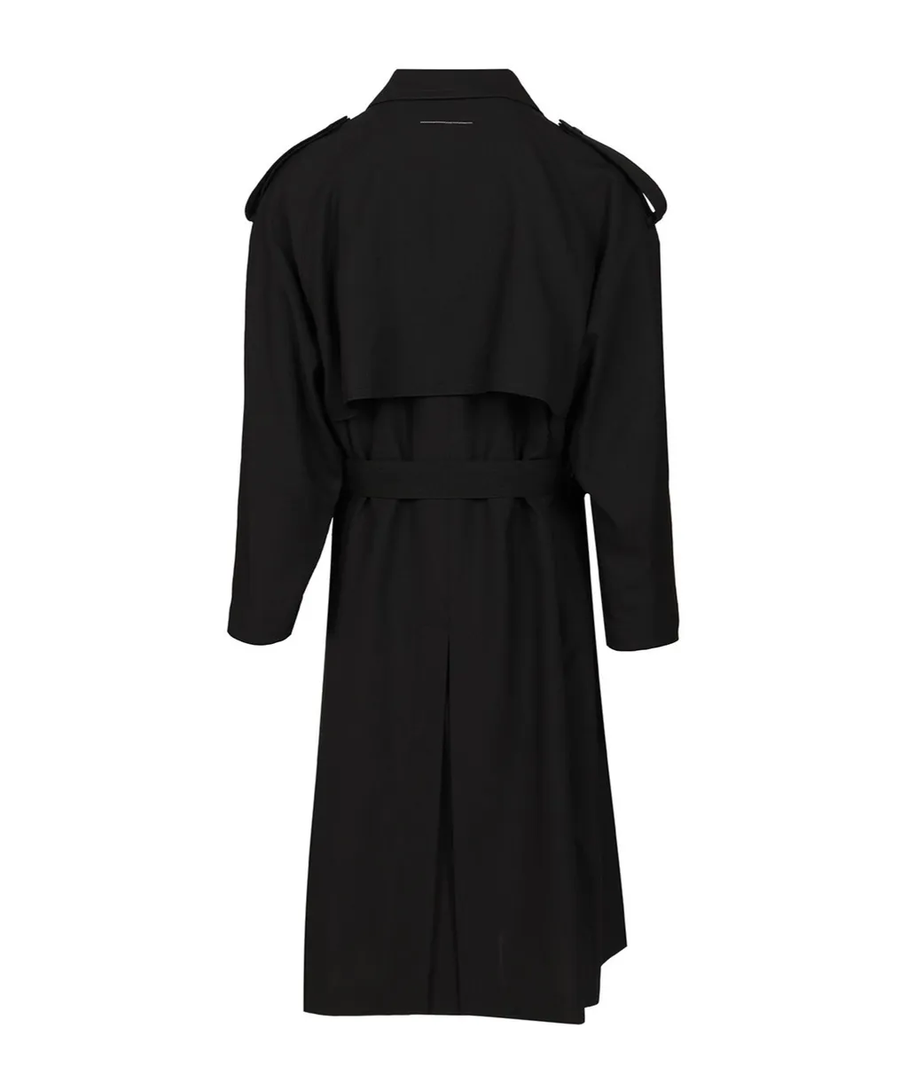 Mm6 Maison Margiela Belted Trench Coat