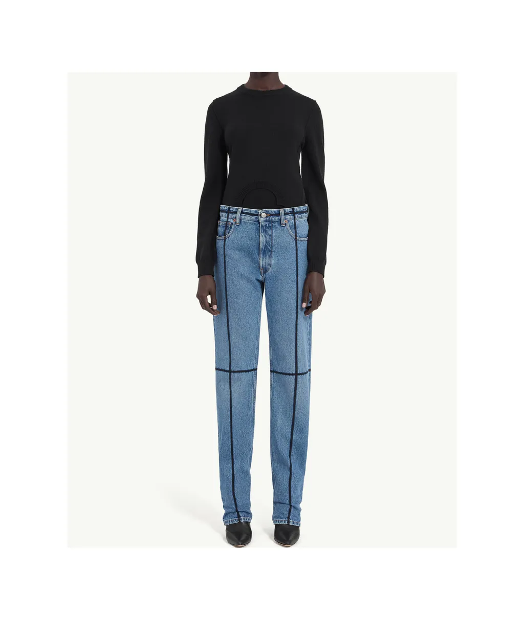 Mm6 Maison Margiela Straight-Leg Jeans