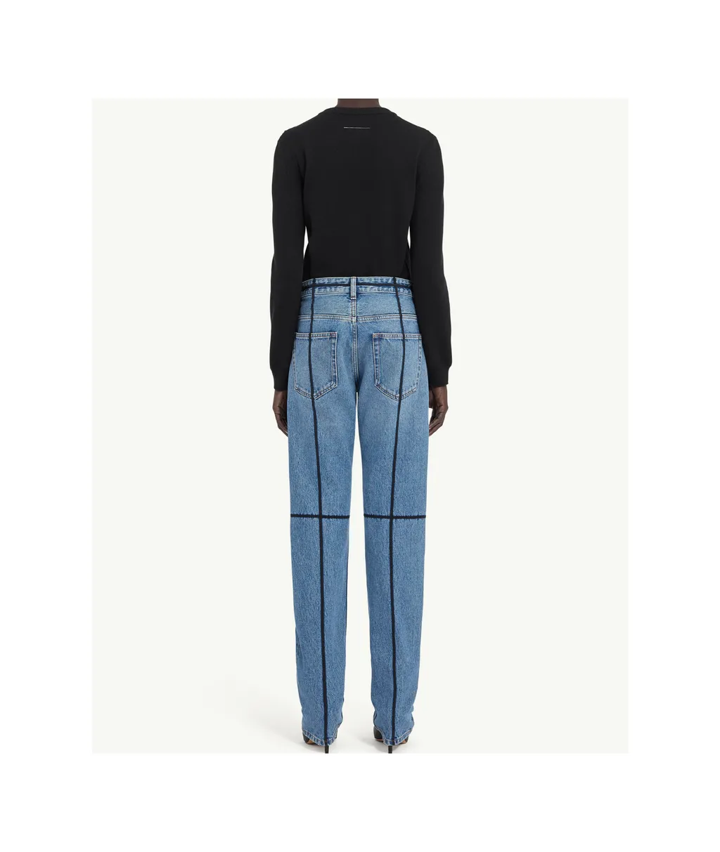 Mm6 Maison Margiela Straight-Leg Jeans