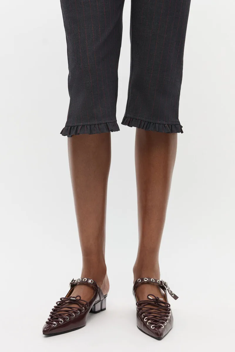 Ganni Oleatex Laced Mules