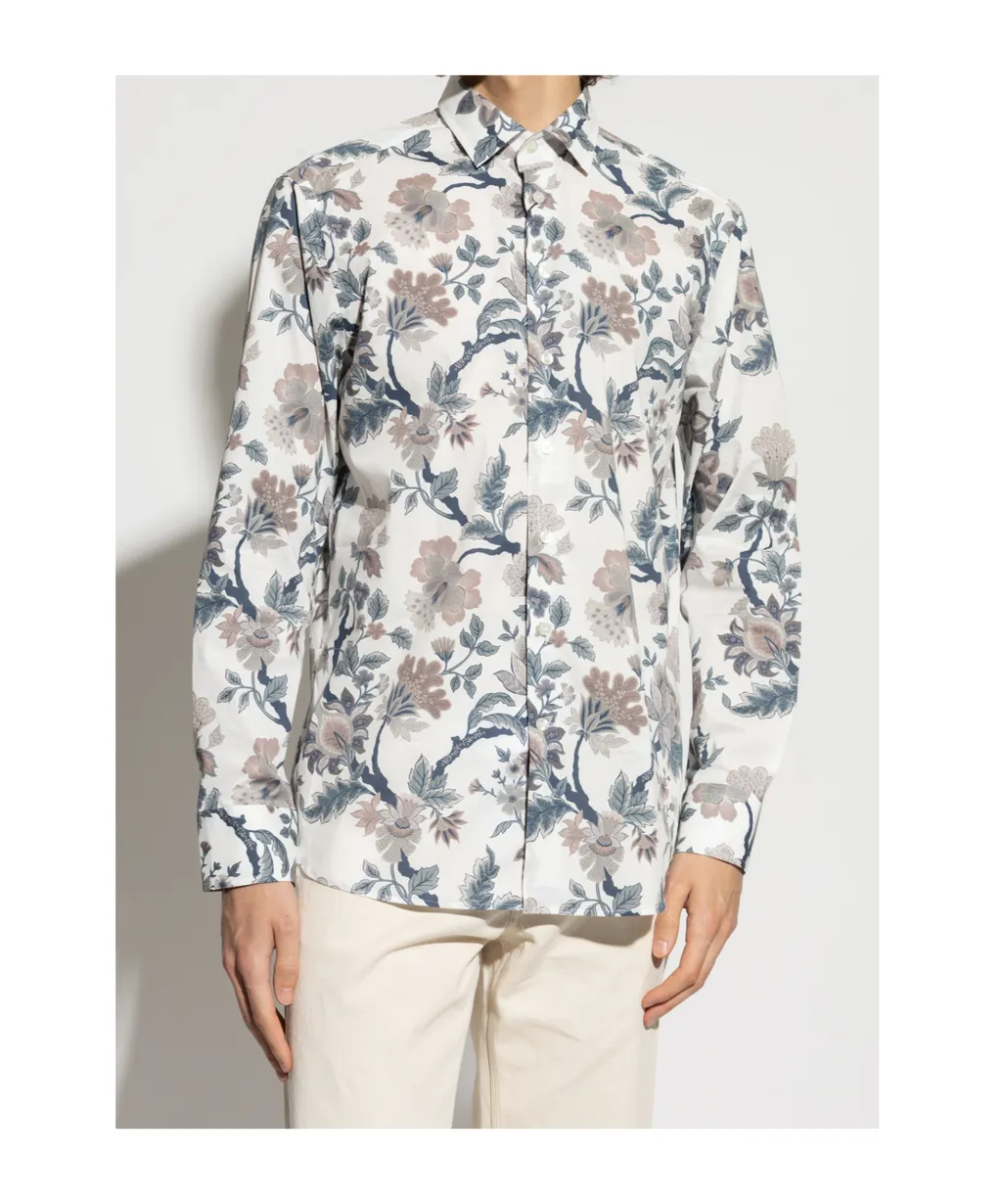 Etro Floral Motif Buttoned Shirt