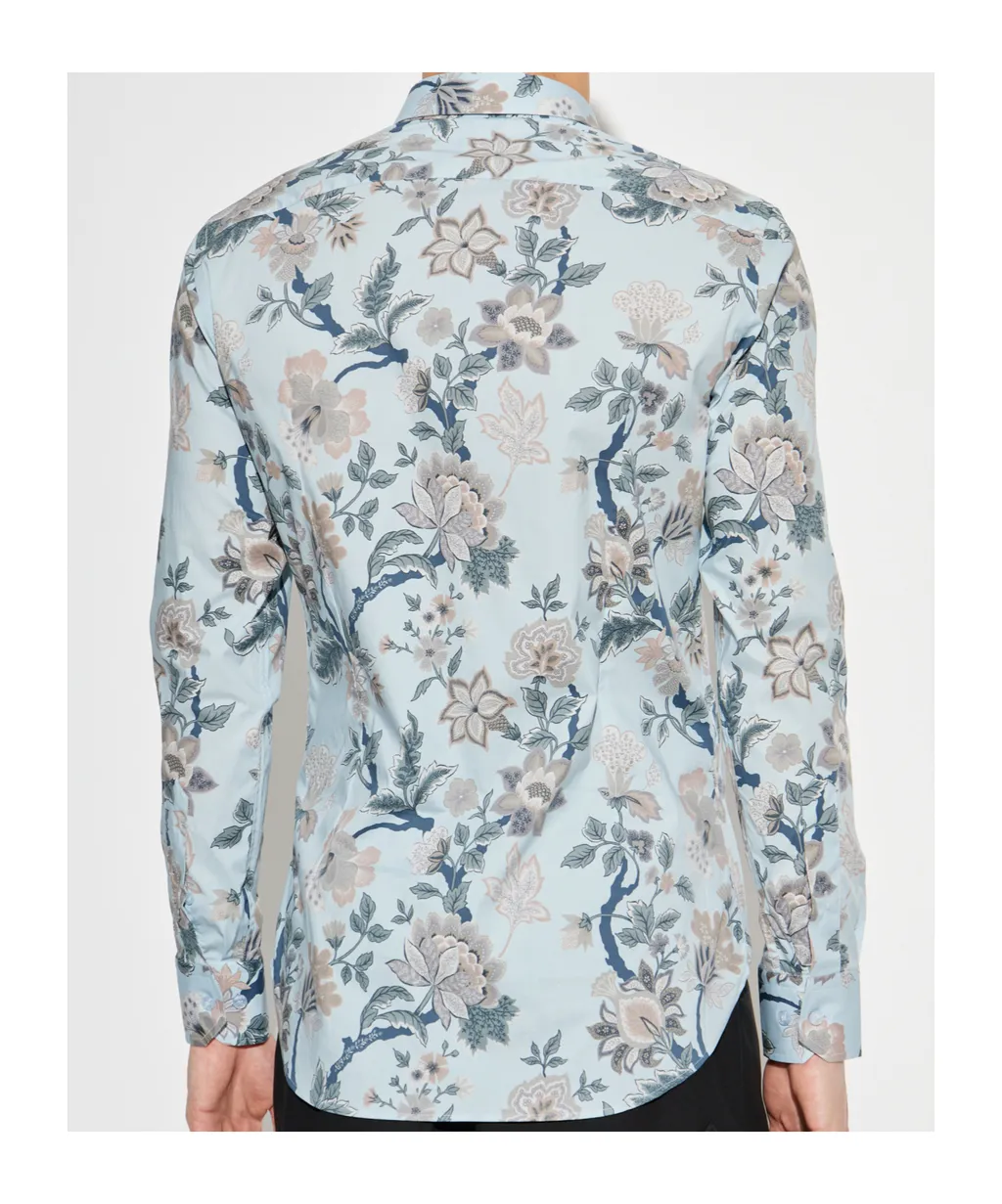 Etro Floral Motif Buttoned Shirt