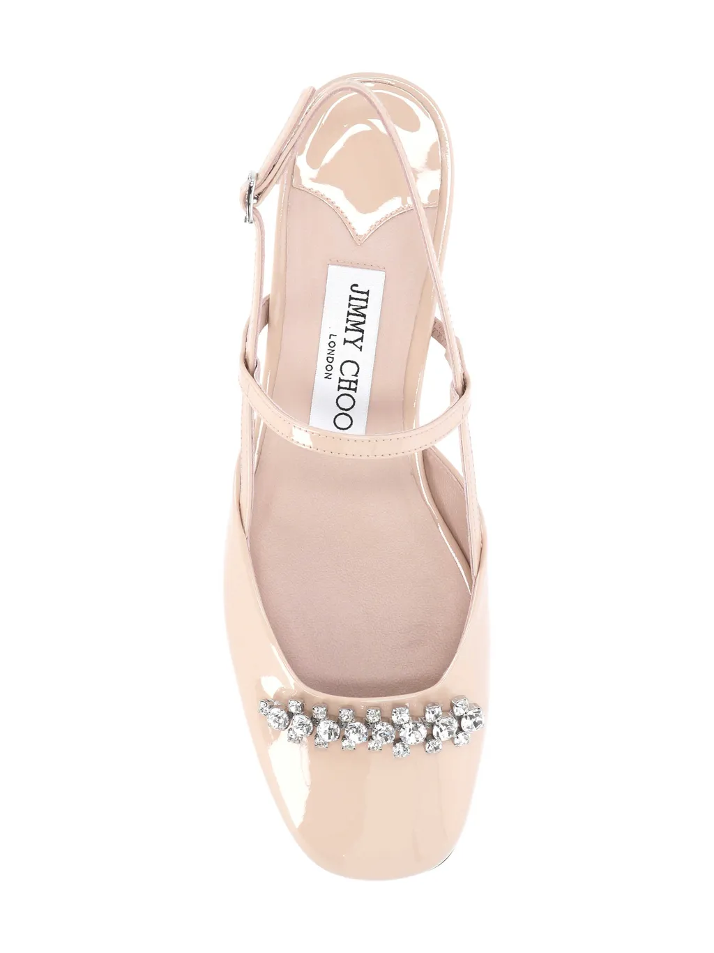 Crystal-Embellished Ballet Flats