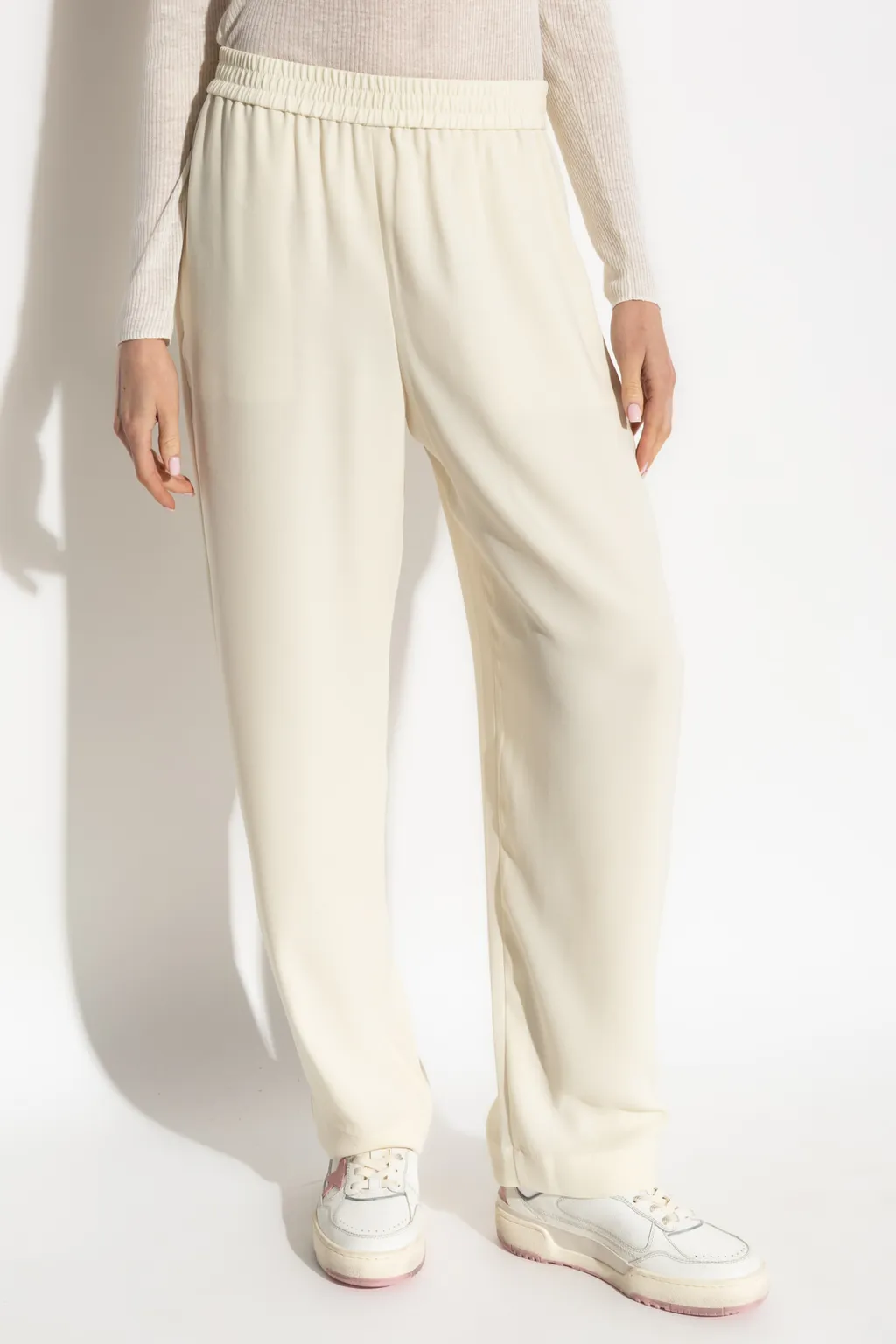 Elasticated-Waist Trousers