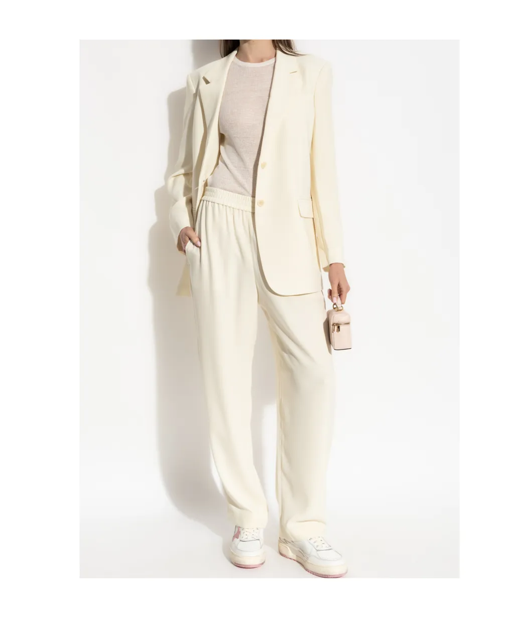 Elasticated-Waist Trousers