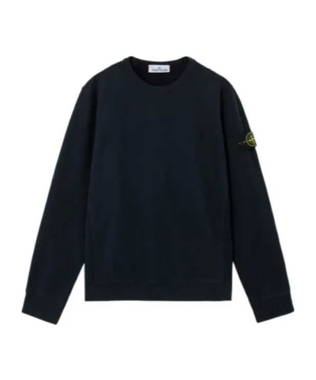 Stone Island Logo Patch Crewneck Sweatshirt