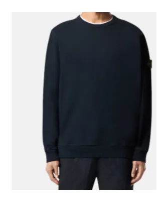 Stone Island Logo Patch Crewneck Sweatshirt