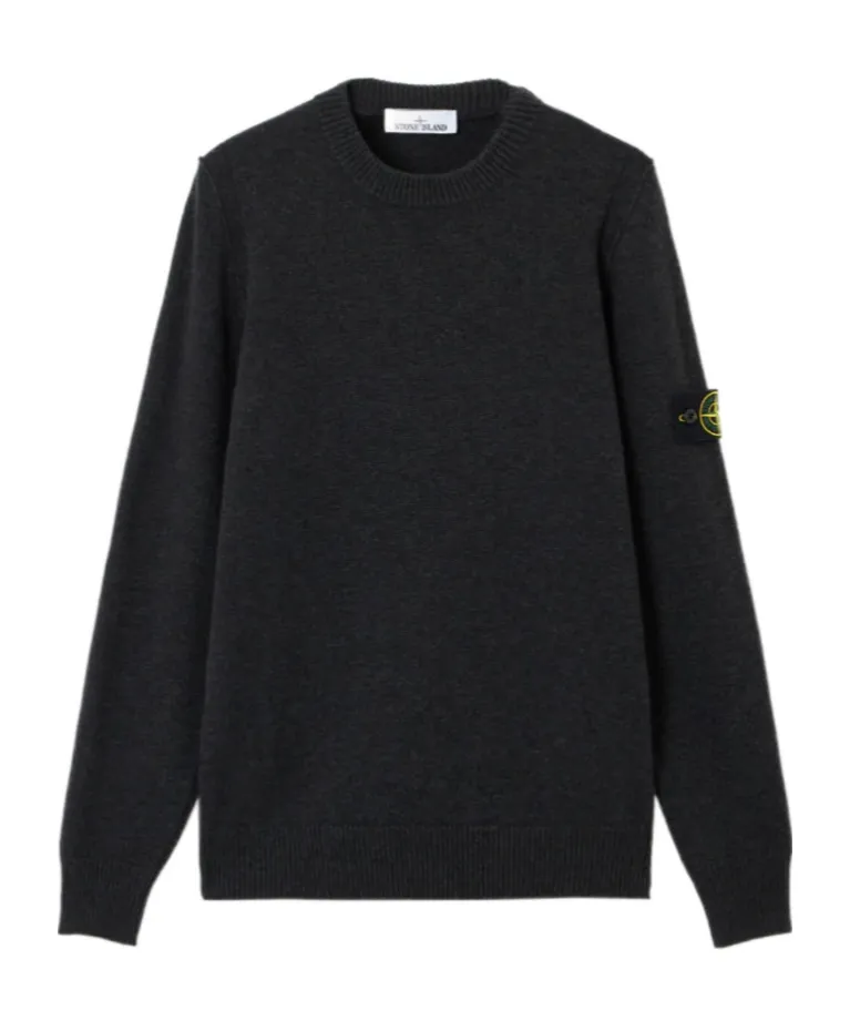 Stone Island Logo Patch Crewneck Sweater