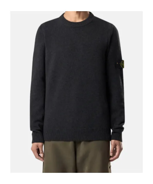 Stone Island Logo Patch Crewneck Sweater