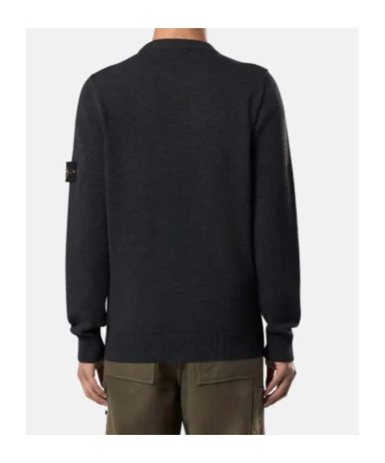 Stone Island Logo Patch Crewneck Sweater