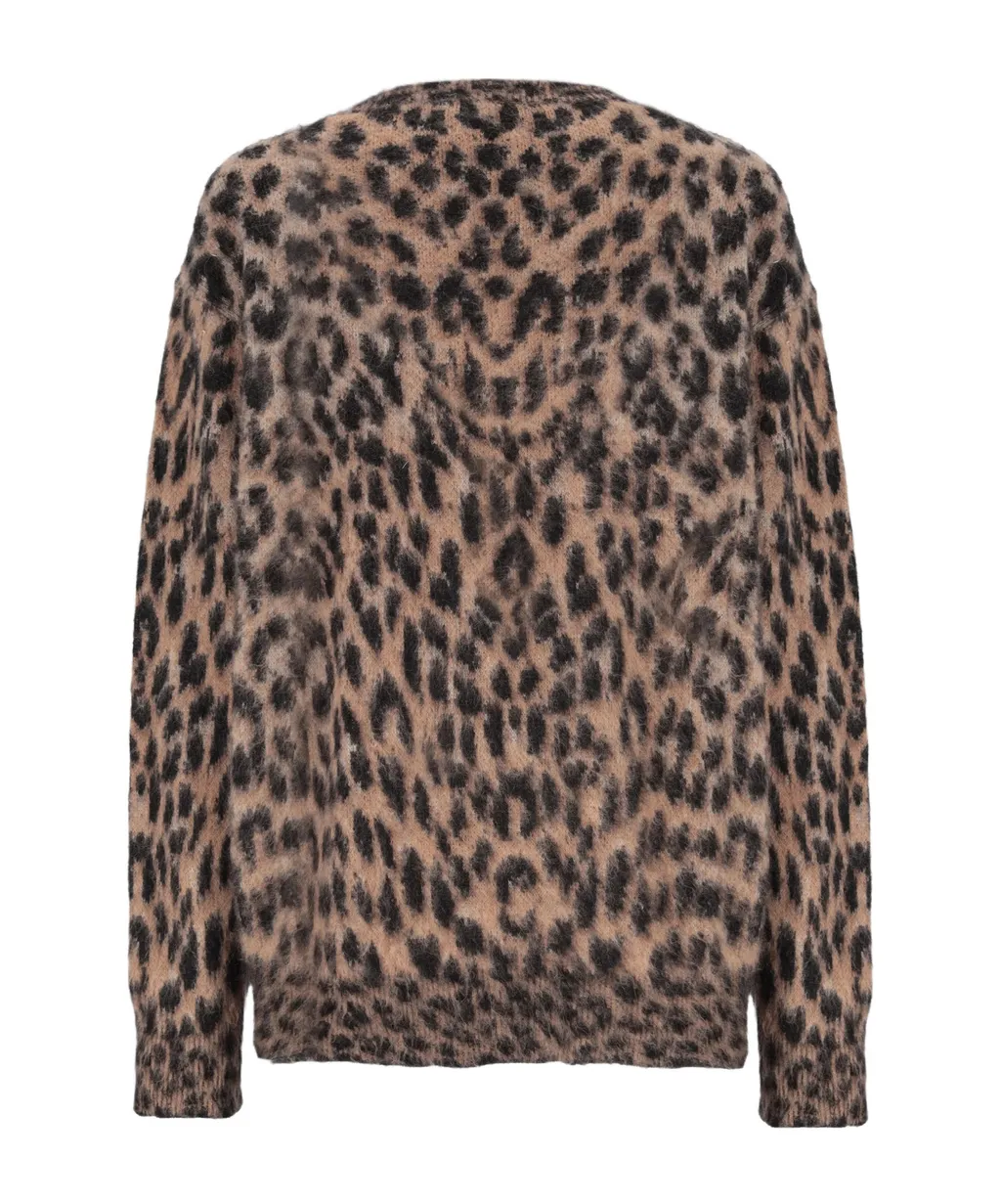Laneus Leopard Cardigan