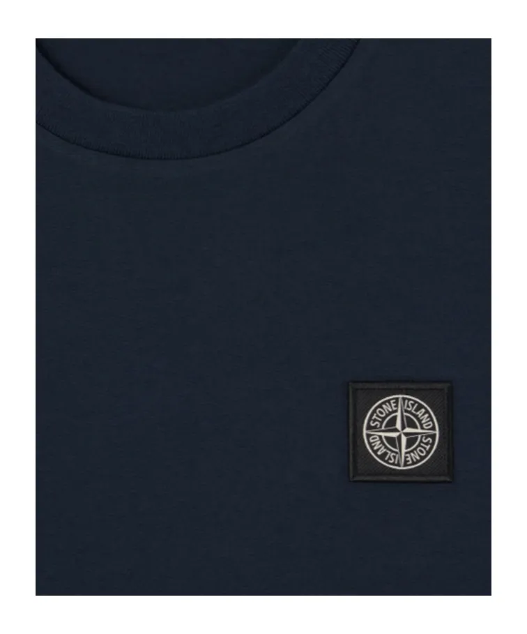 Stone Island Junior Compass Patch Crewneck T-Shirt