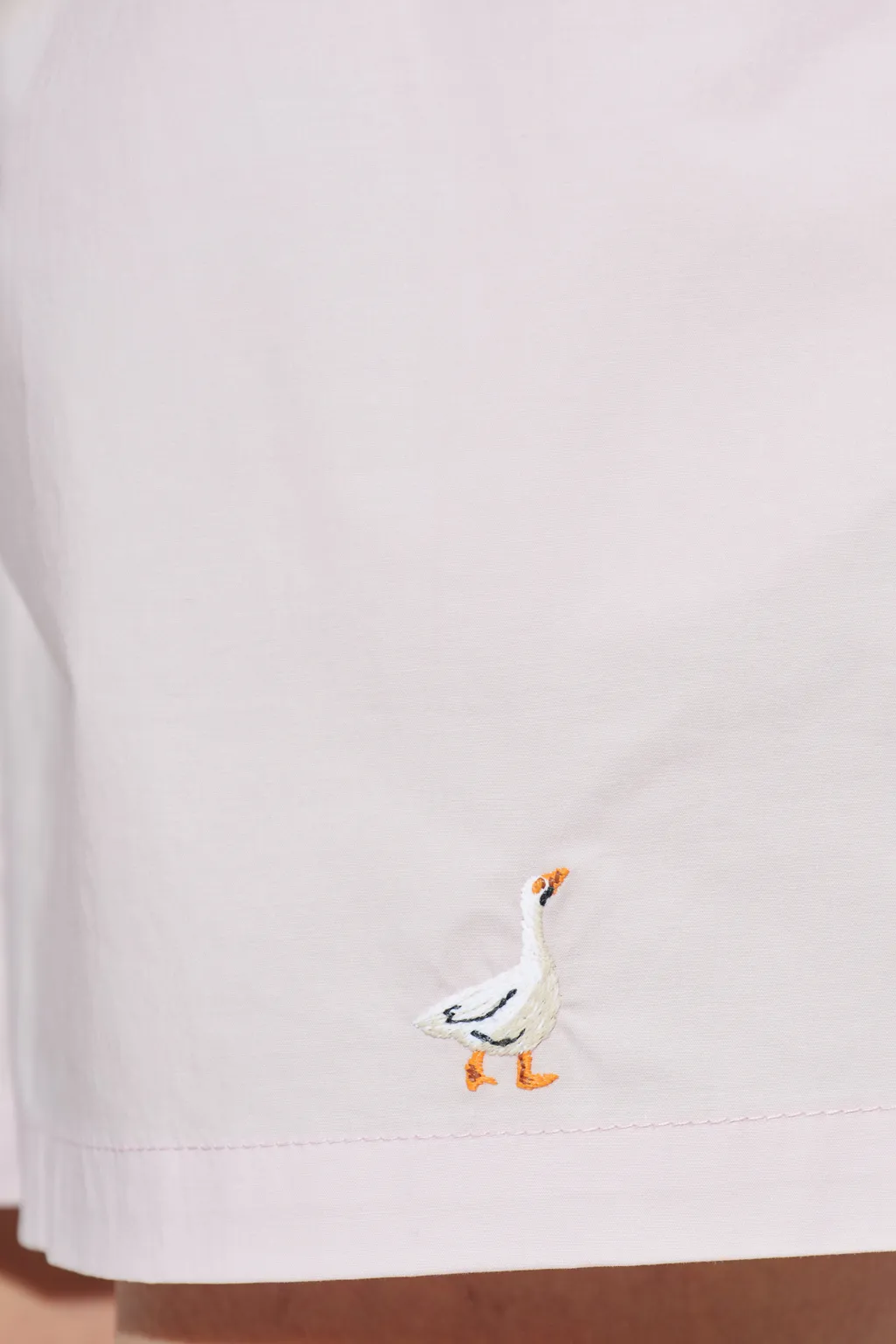 Moschino Embroidered Elastic Waist Shorts