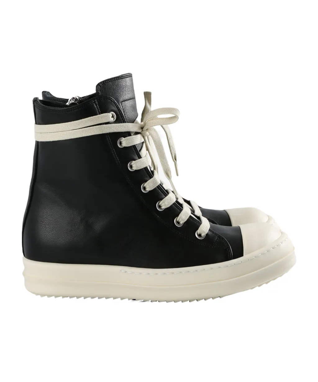 Rick Owens High-Top Lace-Up Sneakers