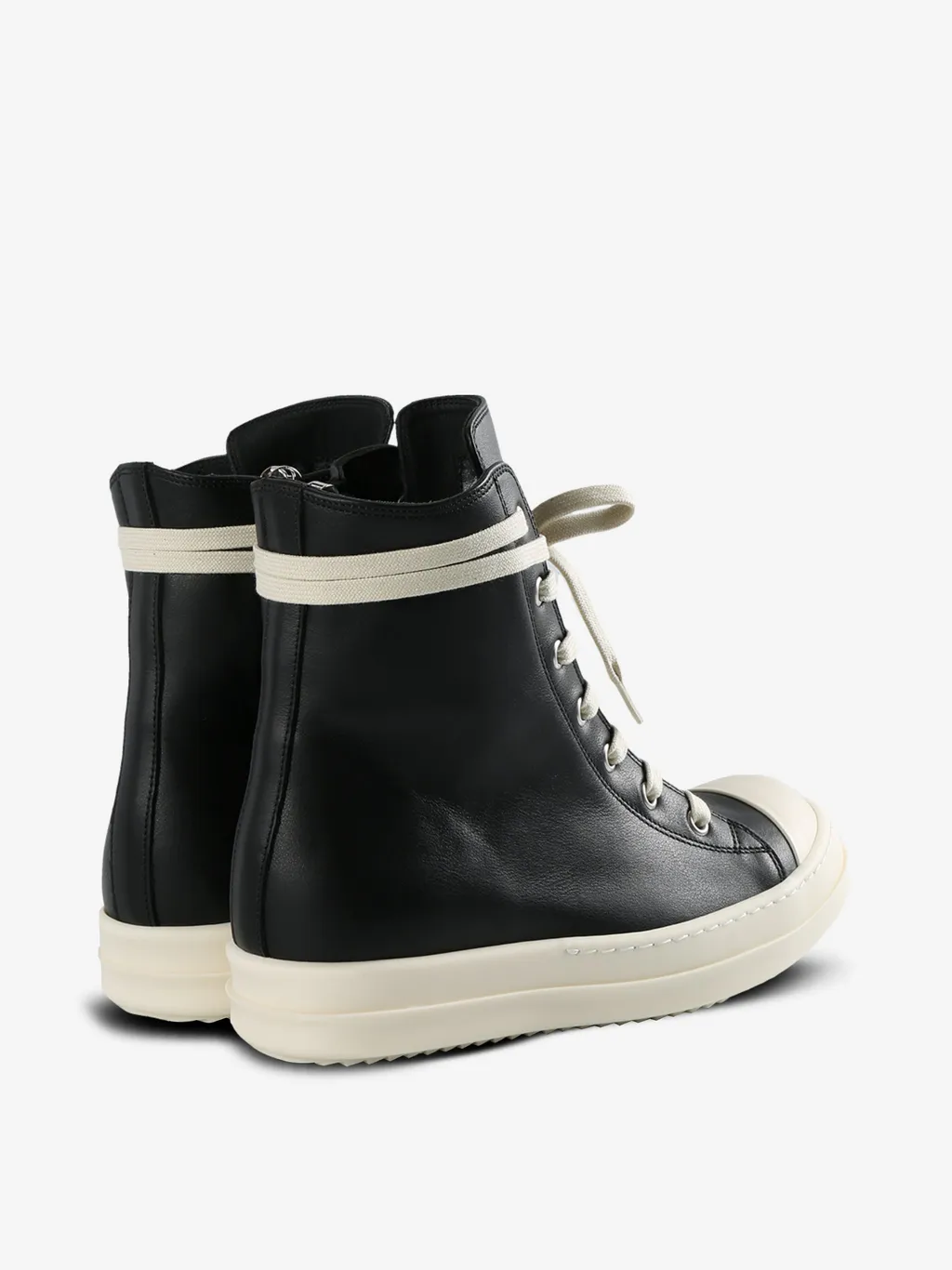 Rick Owens High-Top Lace-Up Sneakers