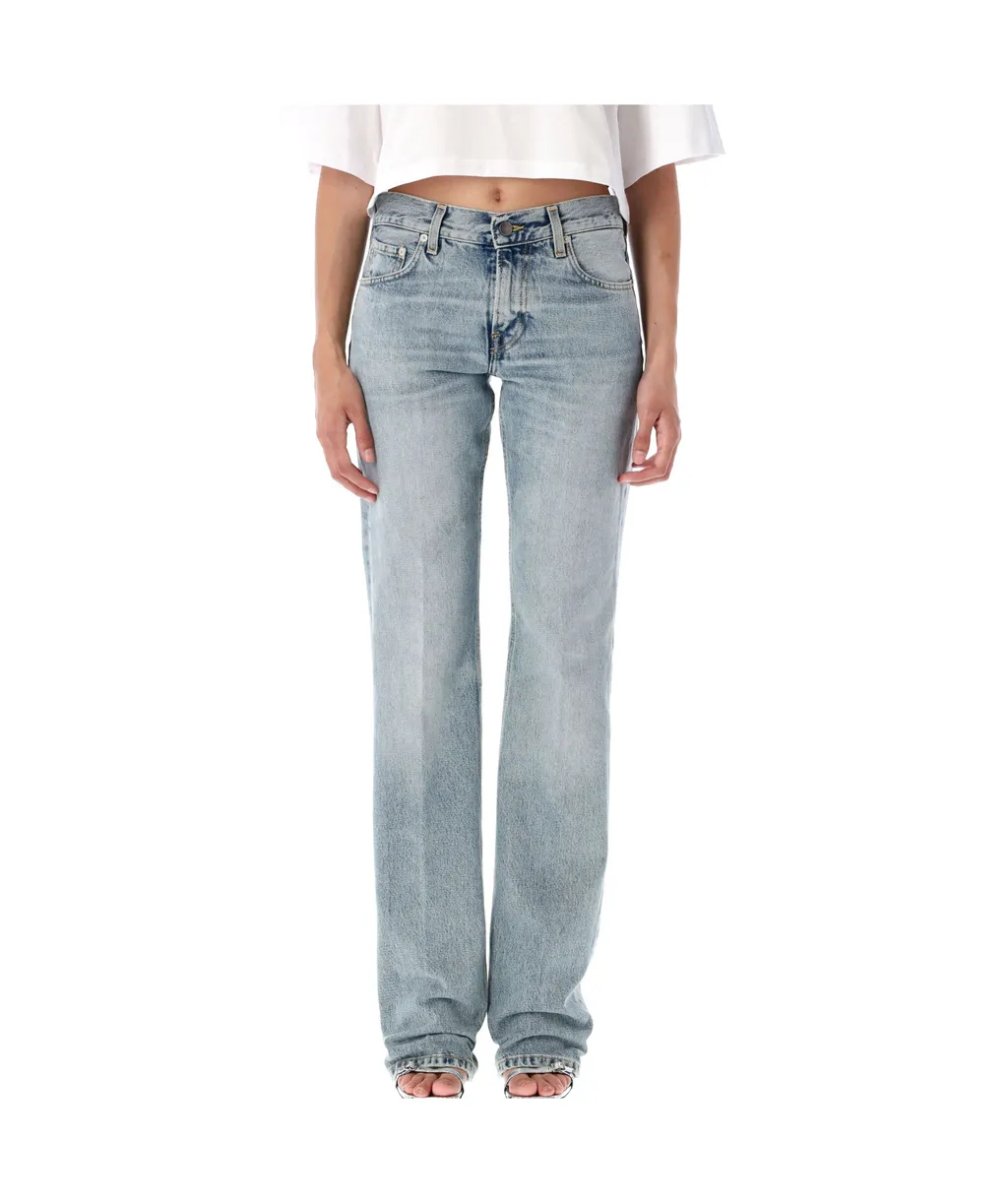 Cotton Five-Pocket Jeans