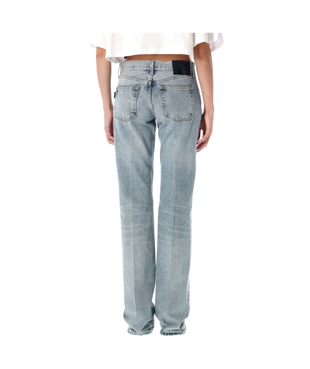 Cotton Five-Pocket Jeans