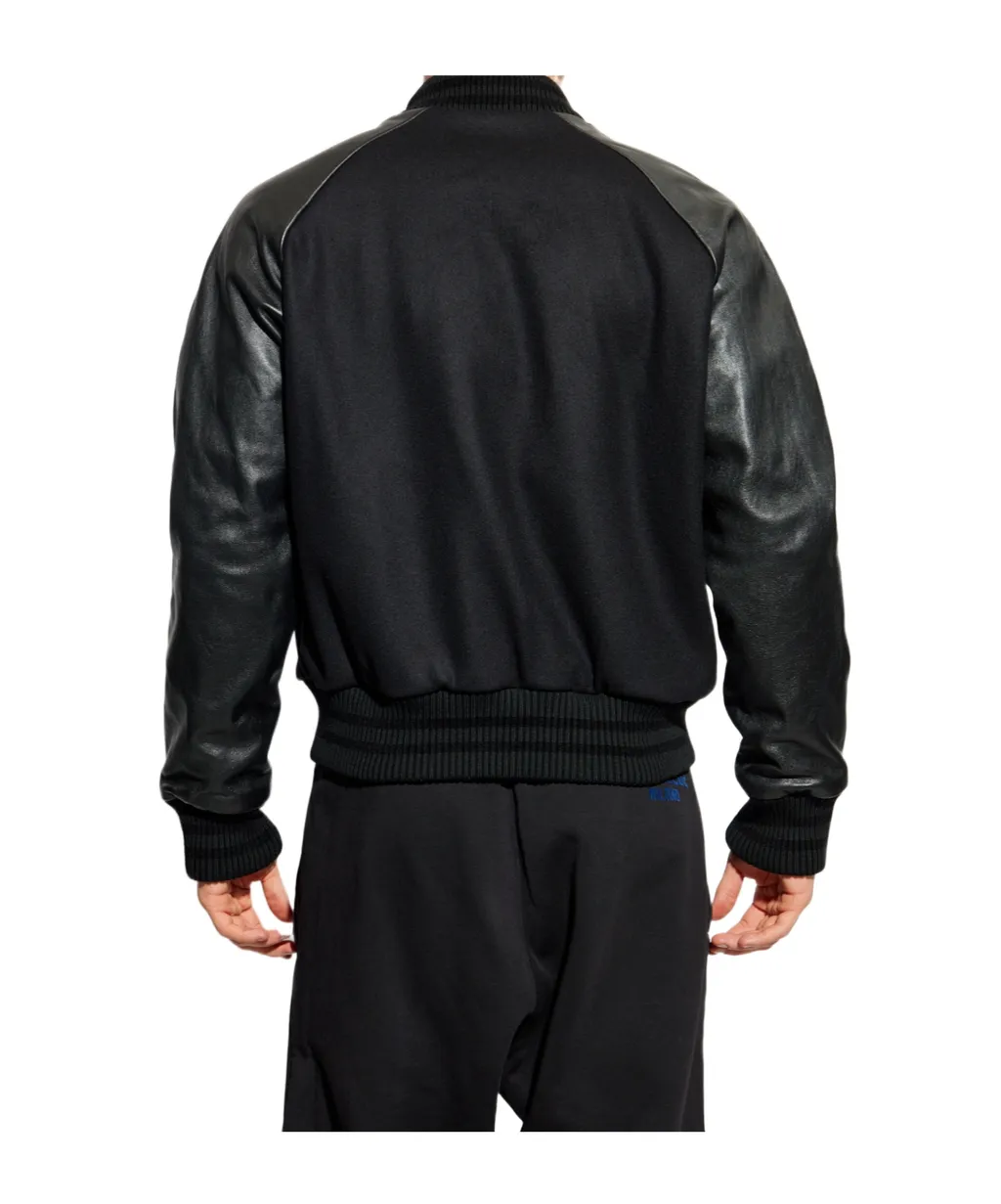 Dsquared2 D2 Logo Patch Bomber Jacket