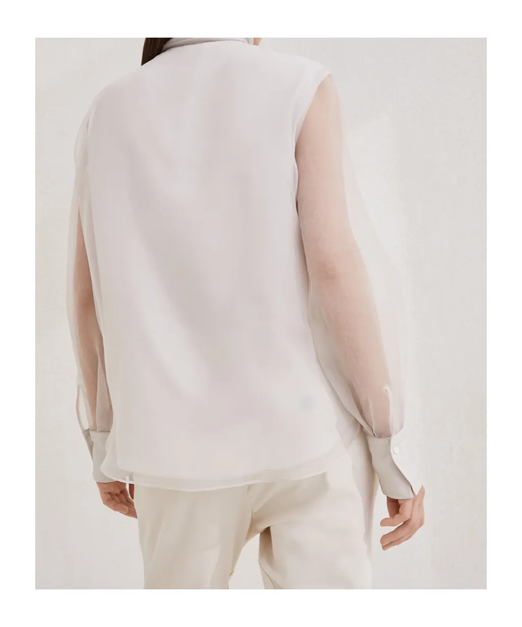 Pussybow Silk Blouse