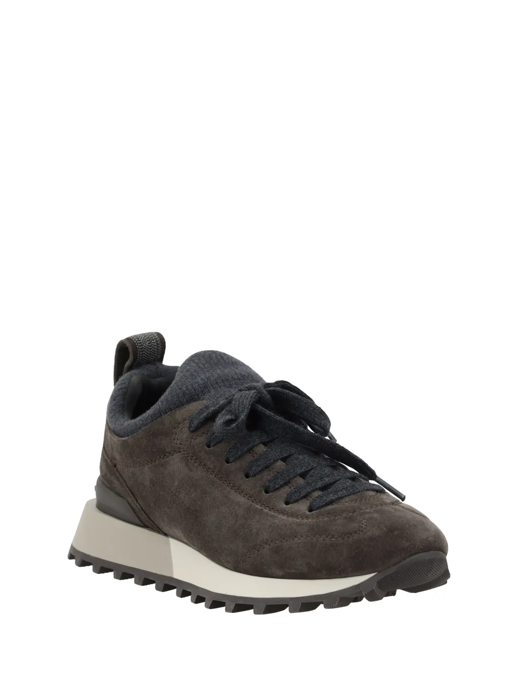 Brunello Cucinelli Knit Detailed Sneakers