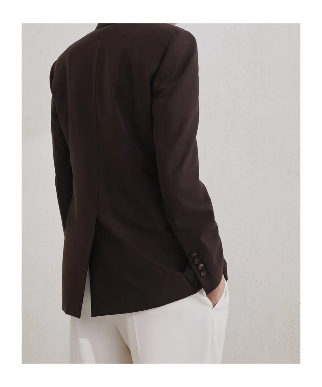Brunello Cucinelli Double-Breasted Long Sleeved Blazer