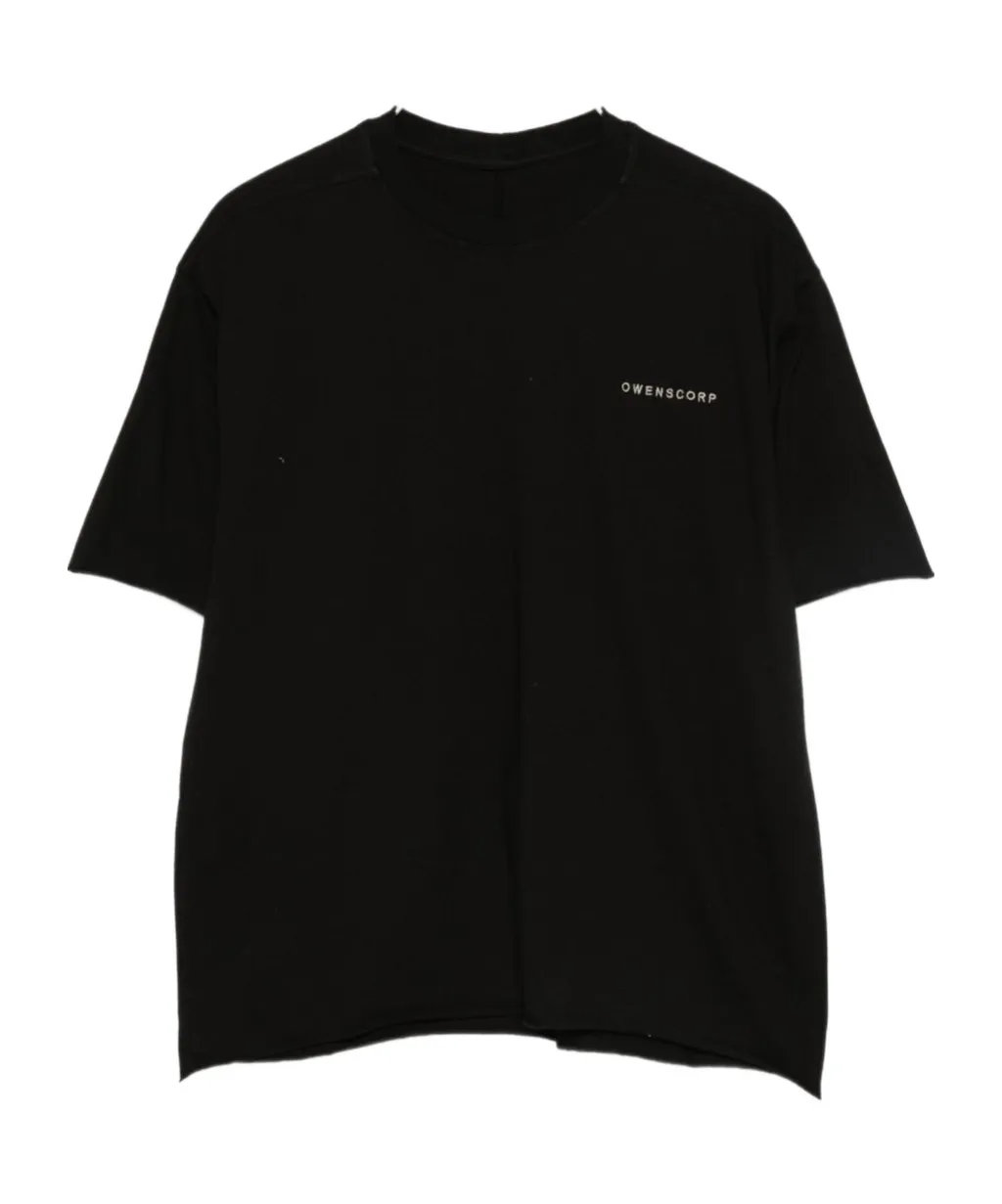 Logo-Detail Raw-Edge T-Shirt