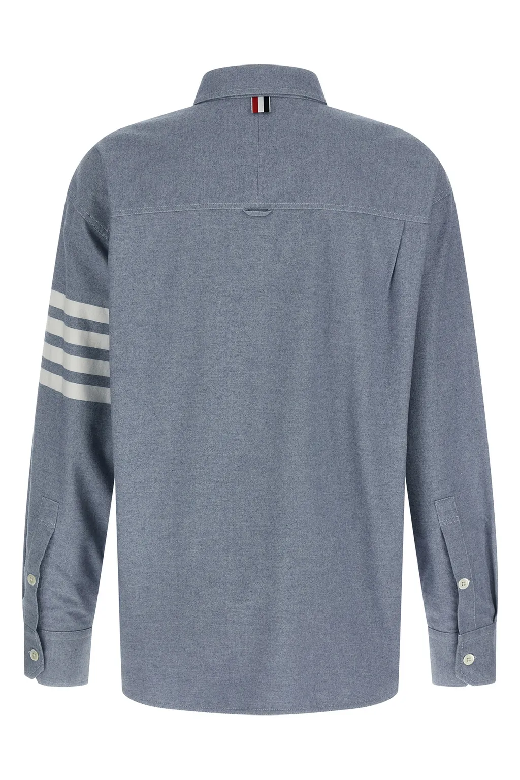 Thom Browne 4-Bar Flannel Shirt