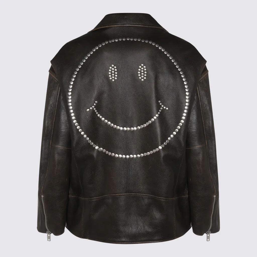 Moschino Smiley Biker Jacket