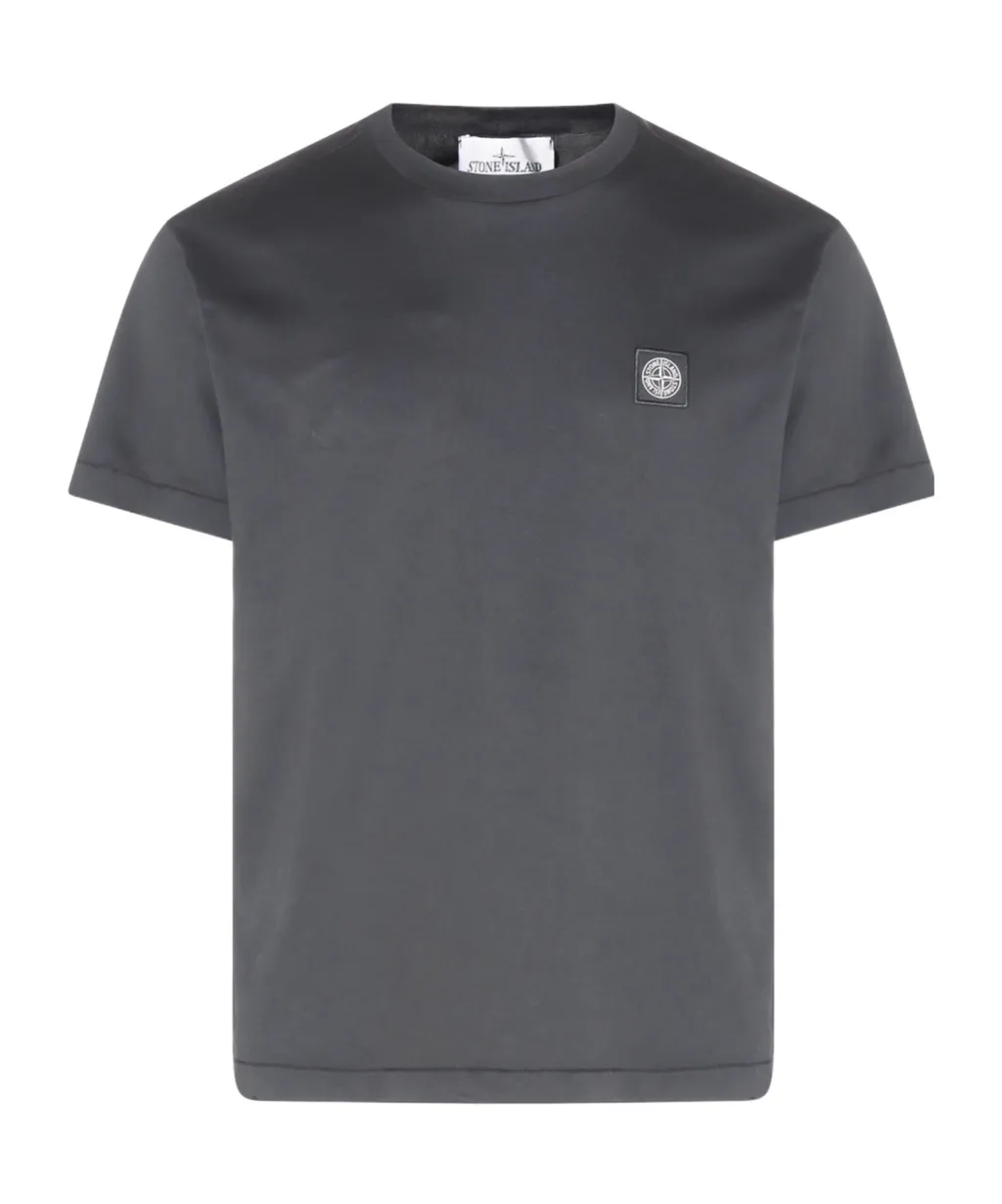 Stone Island Logo Patch Crewneck T-Shirt
