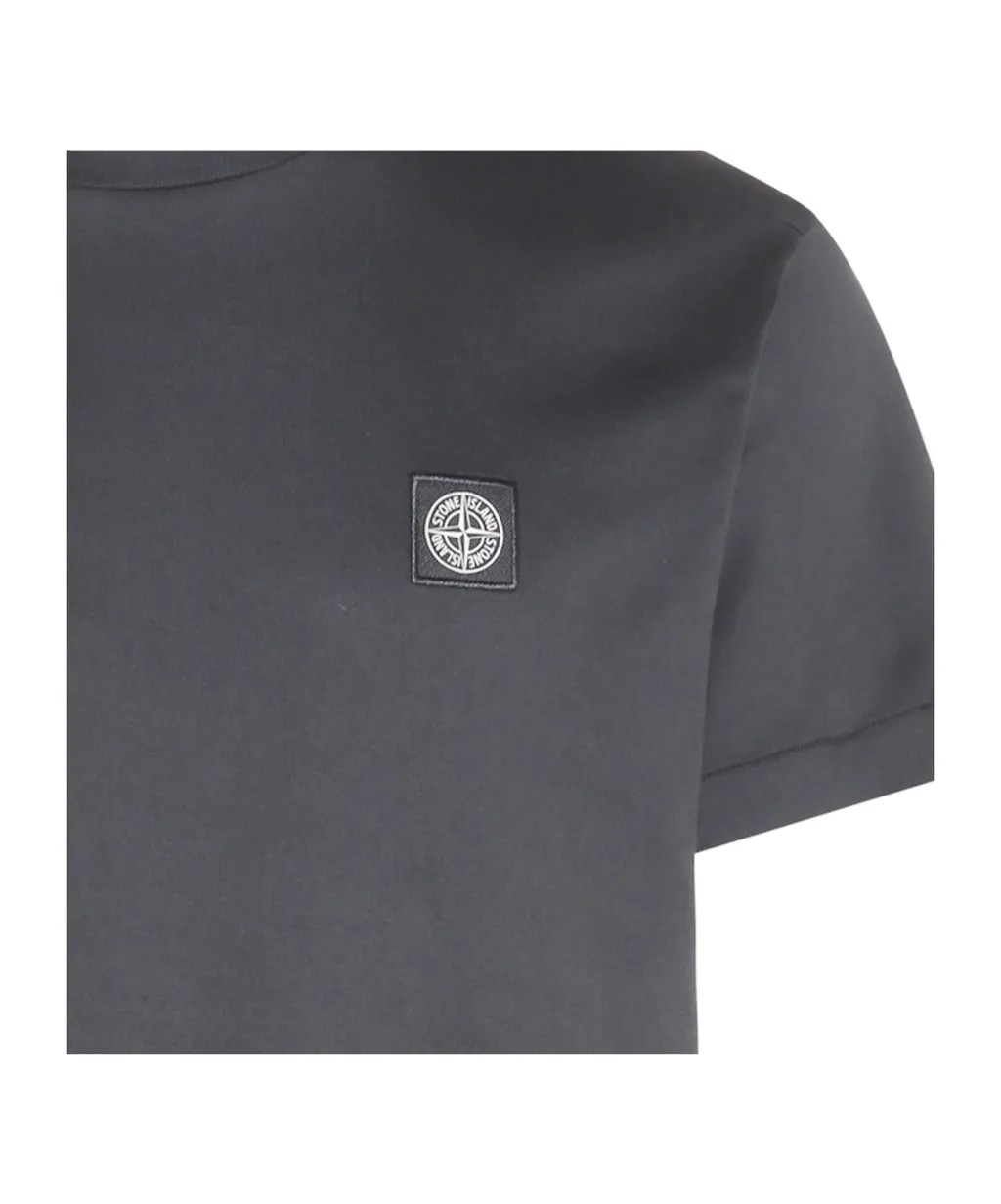 Stone Island Logo Patch Crewneck T-Shirt