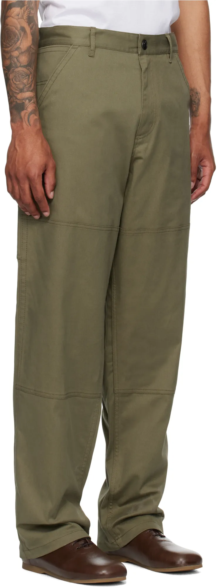 Cotton Gabardine Pants