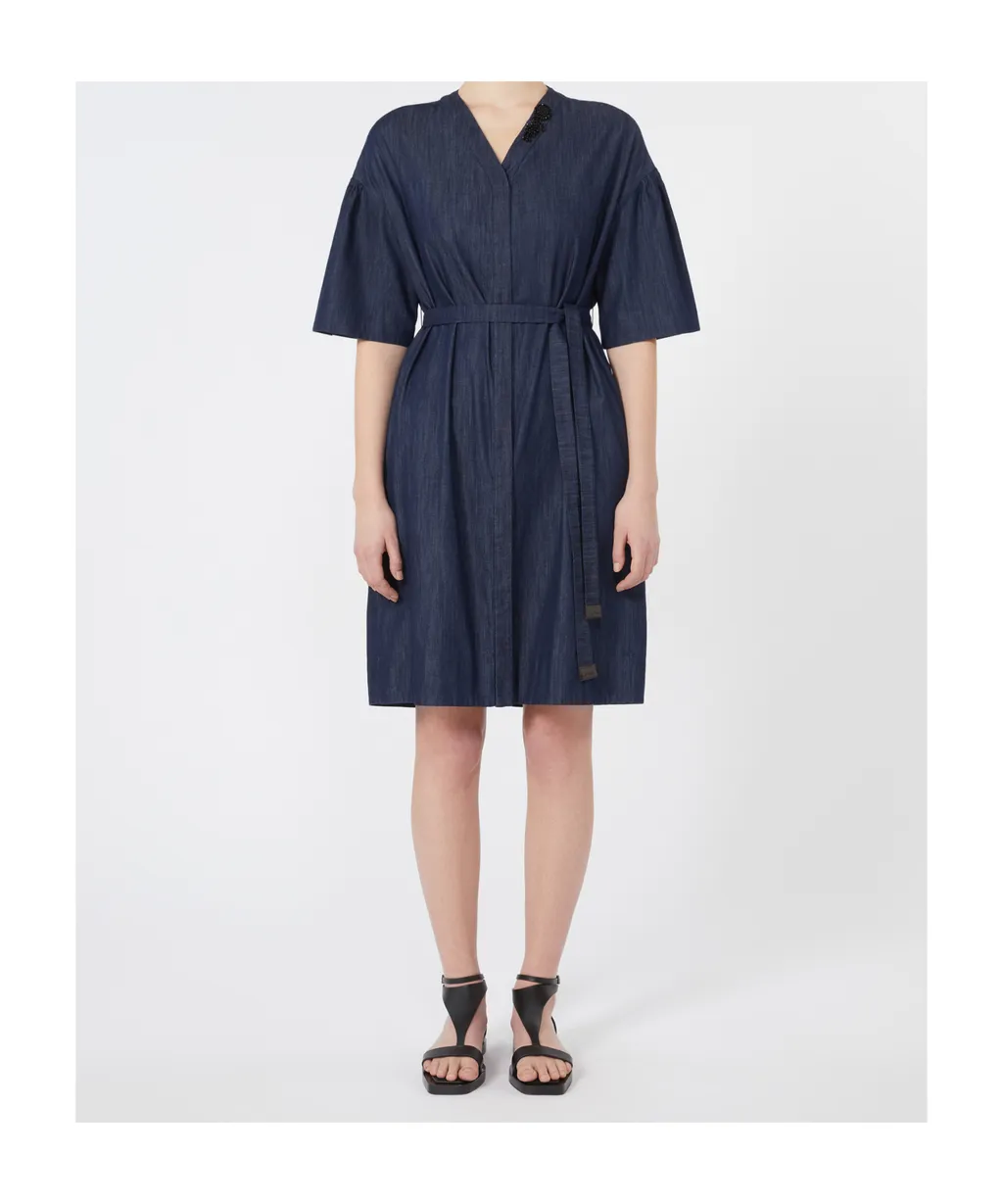 Cotton Denim Dress