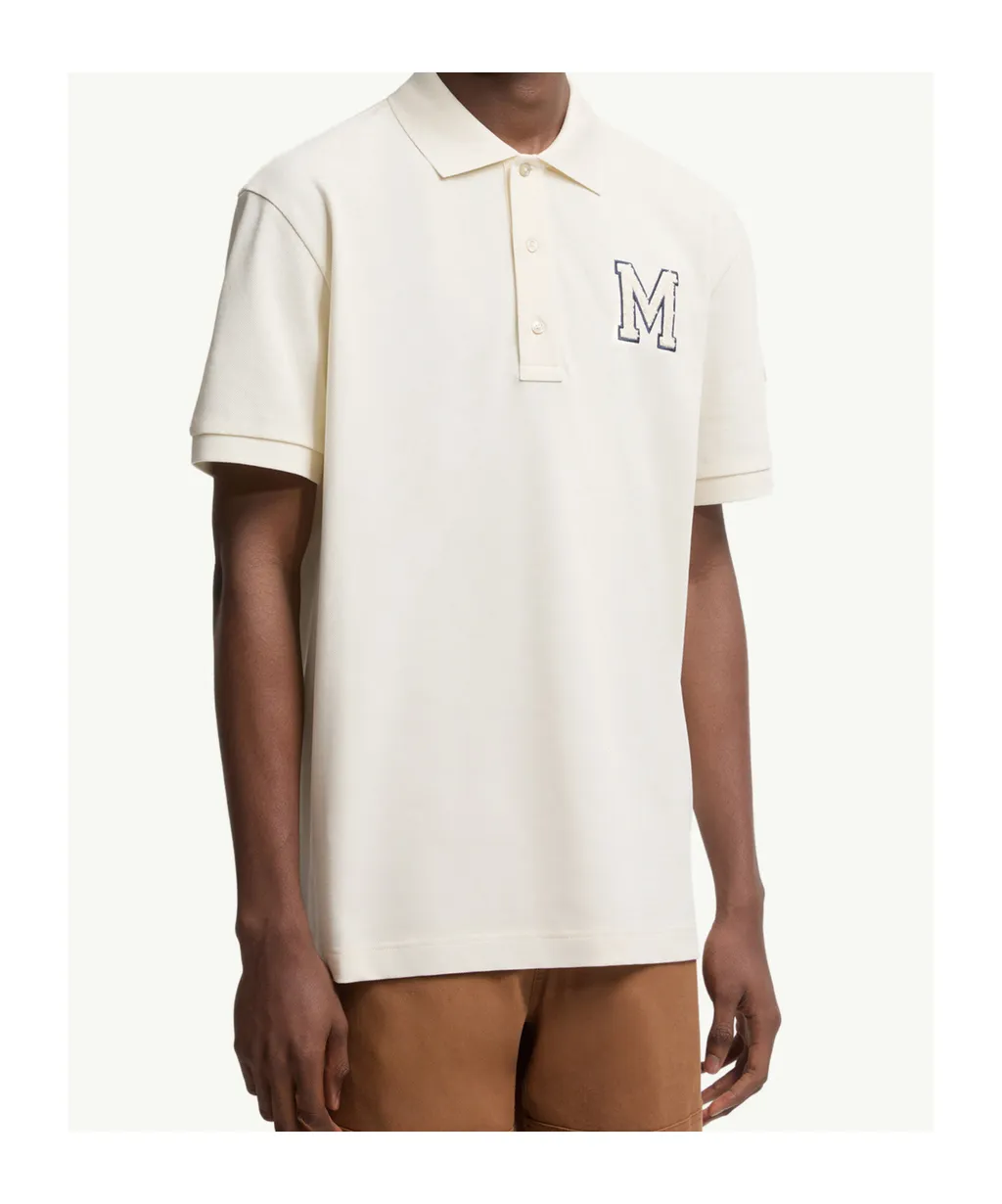Monogram Cotton Piquet Polo Shirt