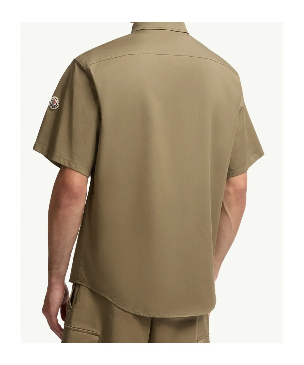 Cotton Gabardine Short Sleeve Shirt