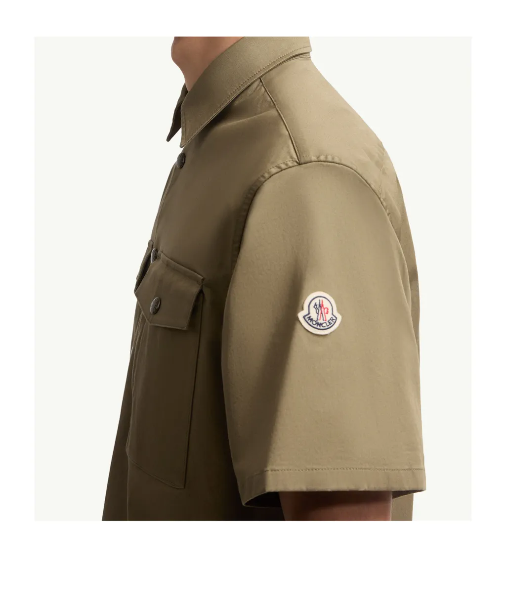 Cotton Gabardine Short Sleeve Shirt