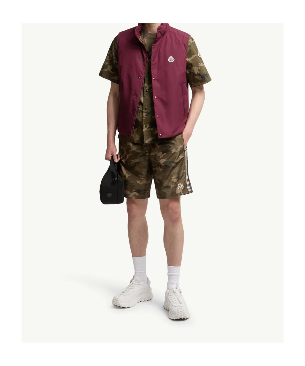 Printed Cotton Short Sleeve Shirt