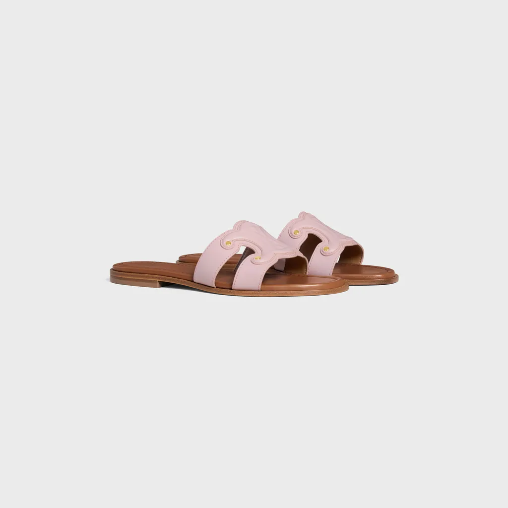 Celine Marina Mule In Calfskin