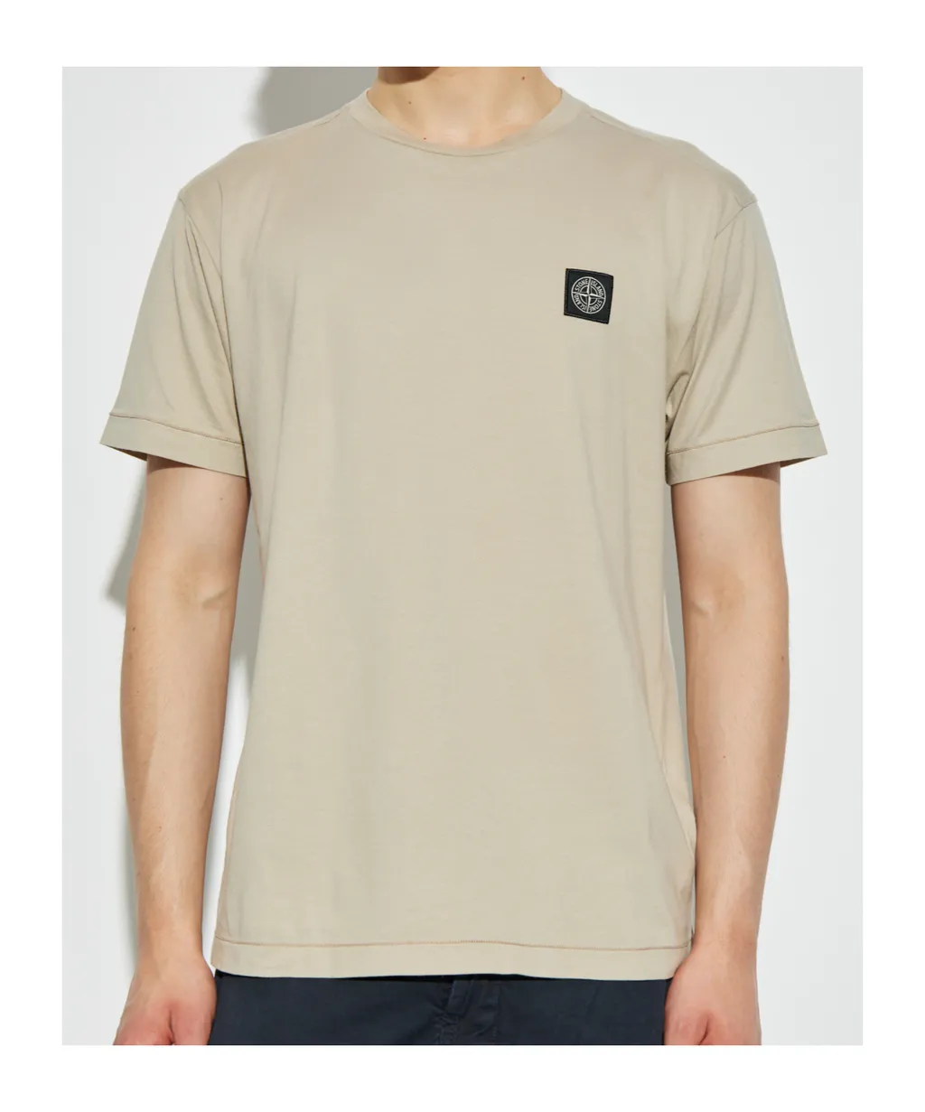 Stone Island Logo Patch Crewneck T-Shirt