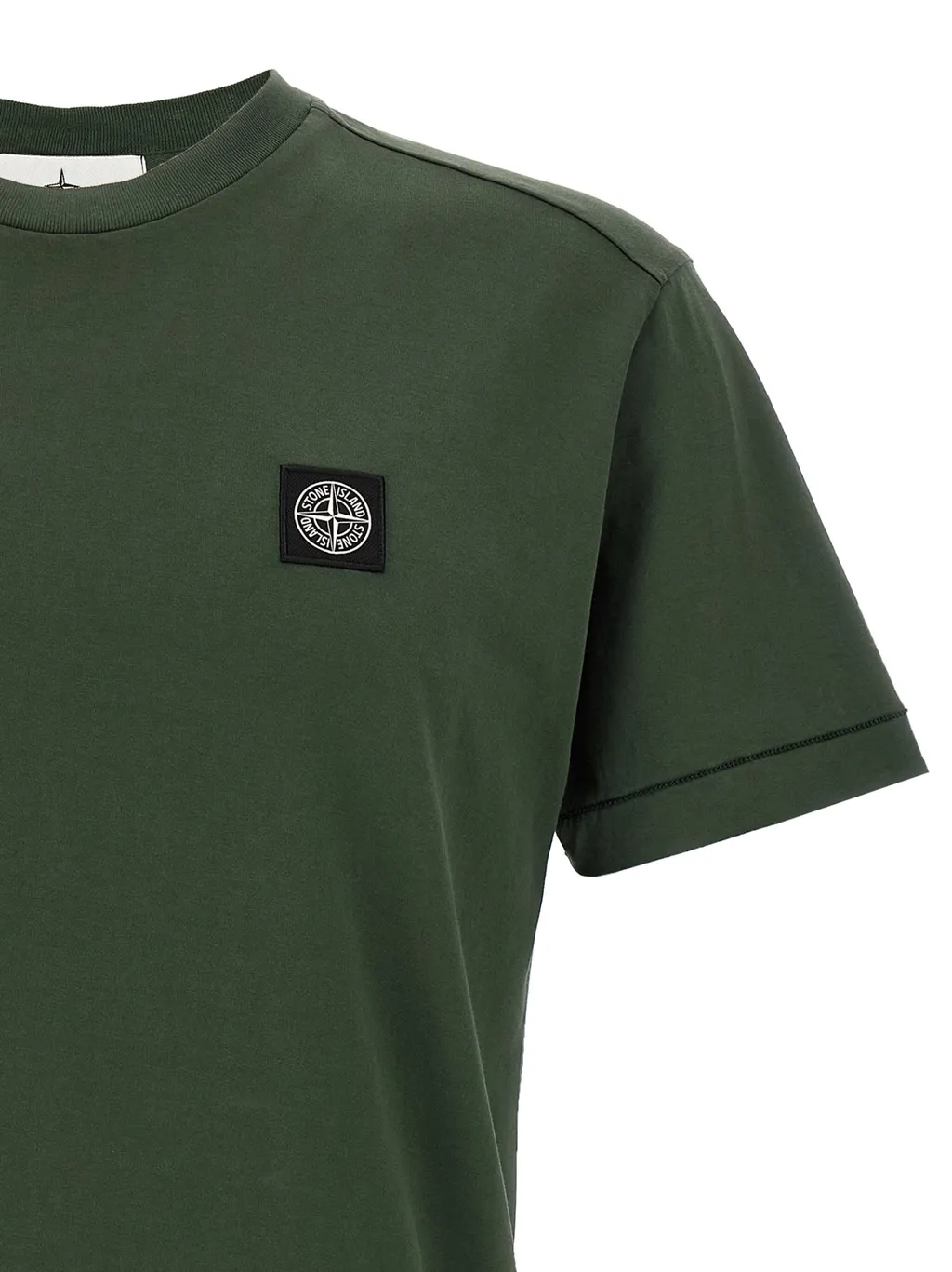 Stone Island Logo Patch Crewneck T-Shirt
