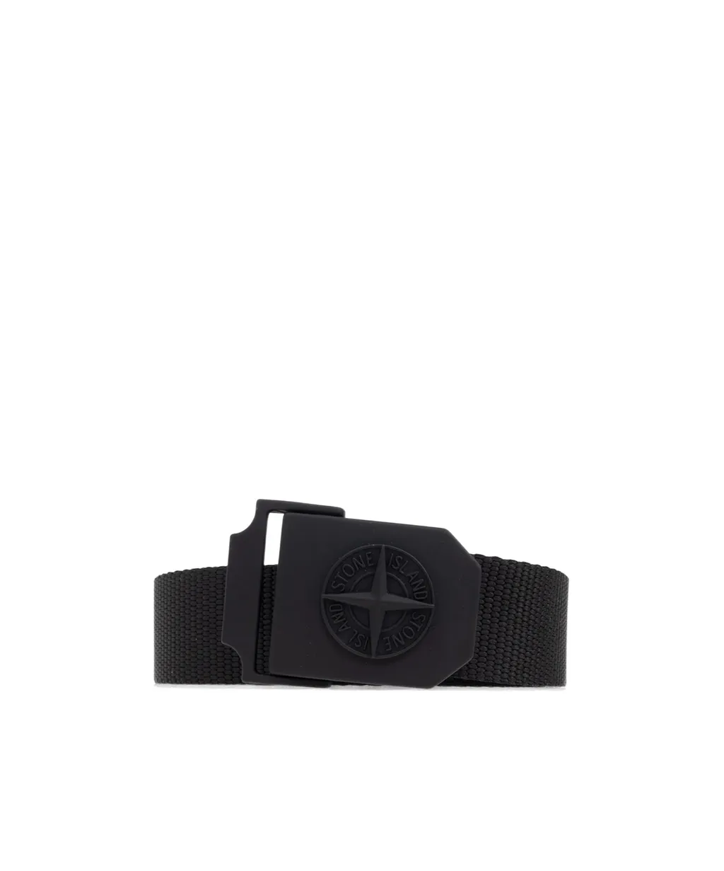 Stone Island Logo Compass Box Buckle Belt