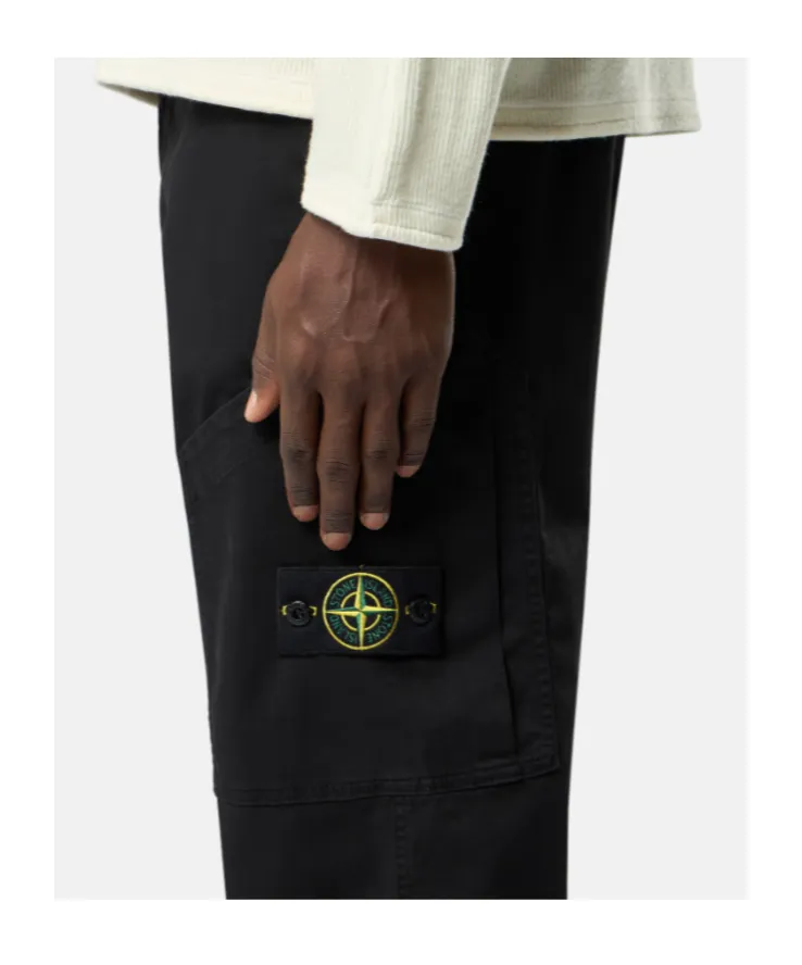 Stone Island Logo Patch Trousers