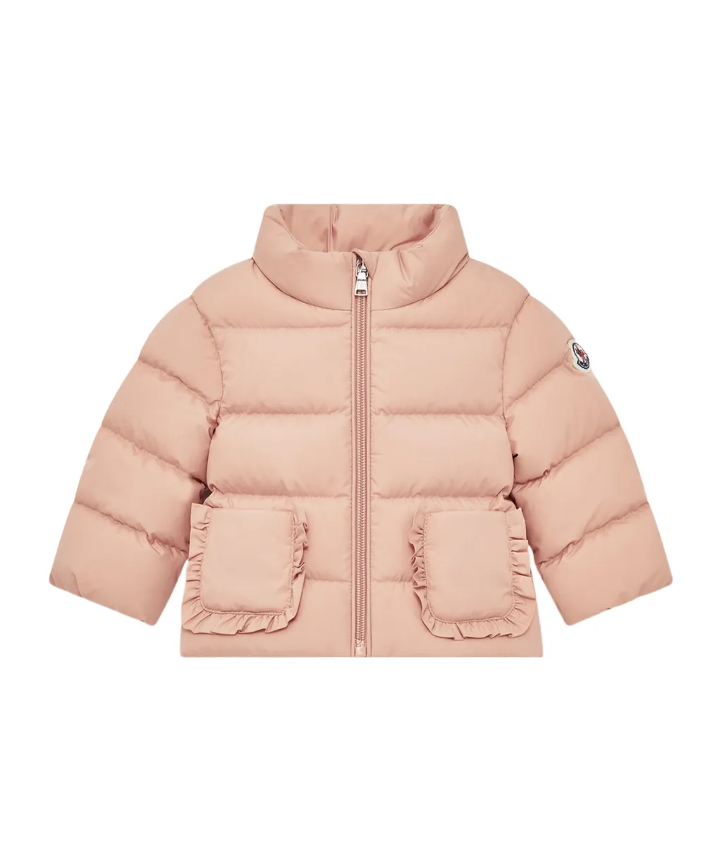 Moncler Enfant Onica Logo Patch Down Jacket