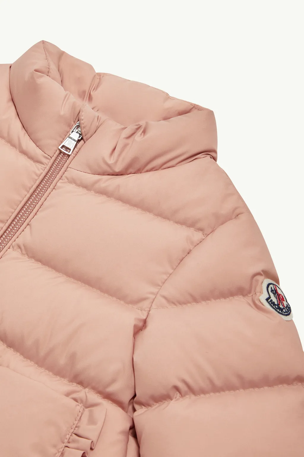 Moncler Enfant Onica Logo Patch Down Jacket