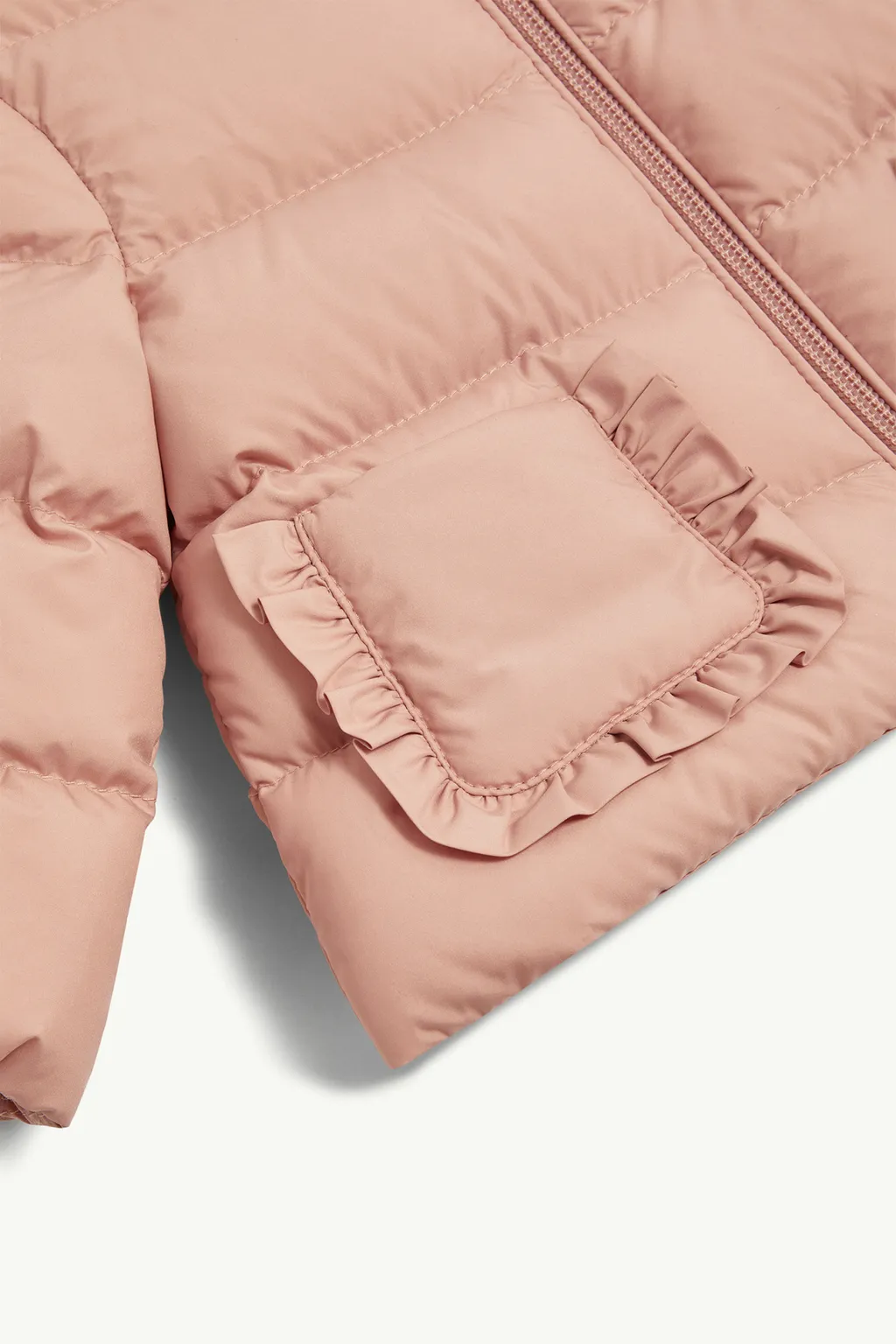 Moncler Enfant Onica Logo Patch Down Jacket