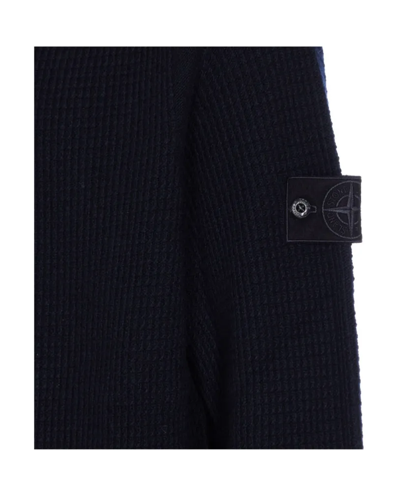 Compass-Patch Crew-Neck Sweater