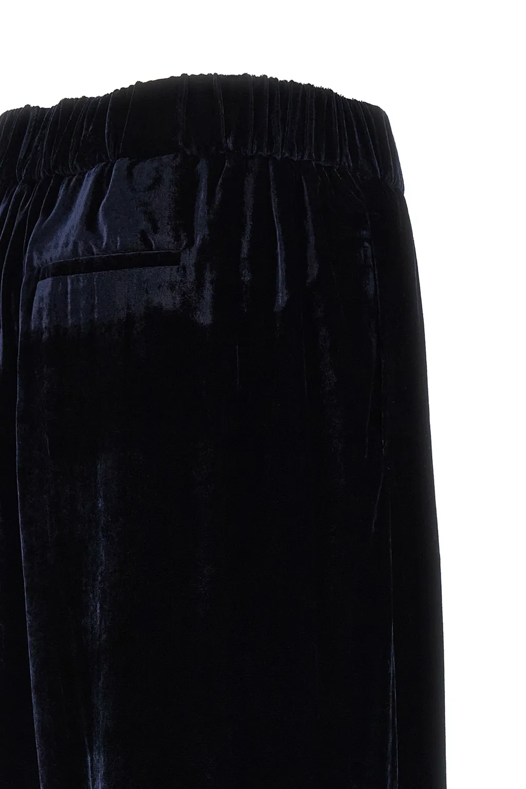 Peserico Wide-Leg Velvet Pants